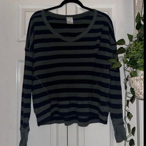 Offline by Aerie Wow! Waffle Oversized T-shirt (sweater)